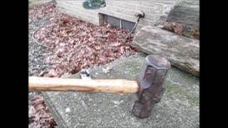 LG phone destroyed. SLOW-MO