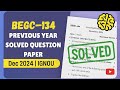 BEGC–134 Dec 2024 | IGNOU Previous Year Question Paper