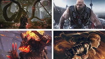 All boss fights on dark mode in Witcher 2