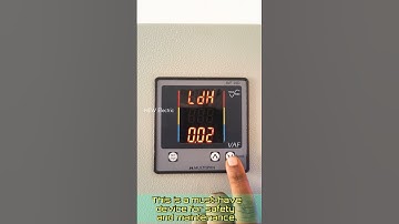 🔌 Electrical Panel Board | Multispan VAF Meter Demo ⚡ | Working & Connection Explained #Shorts #hew