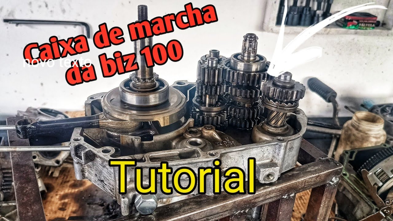 como montar caixa de marcha da biz 100/ pop 100 e traxx