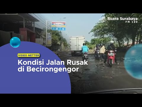 Kondisi Jalan Rusak di Becirongengor