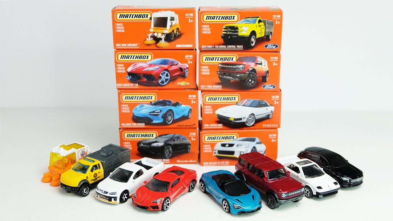 UNBOXING: Matchbox Power Grabs - C8 Corvette, Toyota MR2, CLA