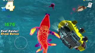 how I grind 16,000 coins under 5 minutes/ hungry shark world screenshot 1