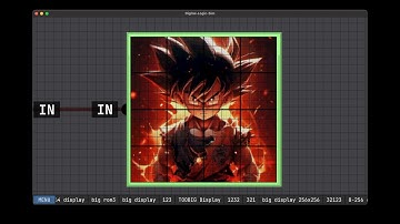 Digital Logic Sim || 256 x 256 Pixel Display!!!