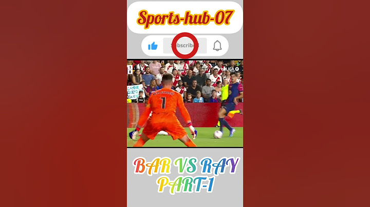 Rayo vallecano 1-2 fc barcelona all goals part1 laliga ea sports #football #cr7 #goals
