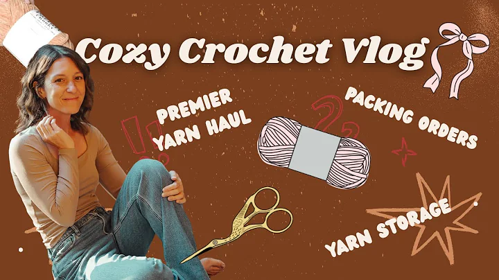 A Cozy Day in My Crochet Studio 🧶 | Yarn Haul, Organizing & Packing Orders