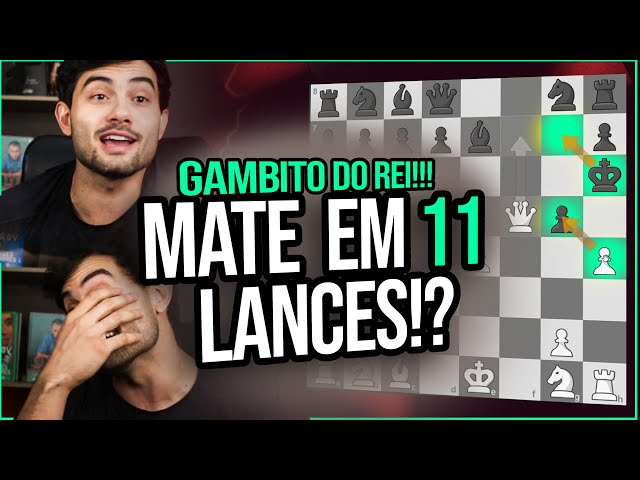 Aprenda xadrez com o Gambito do Rei Aceito - Vídeo direcionado para  iniciantes de xadrez. 