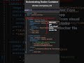 docker-compose.yml #coding #visualstudio #docker
