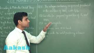 JEE Advanced 2016 Solution Paper-2 Chemistry [Q. 31-32] By Aakash