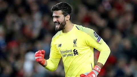 Alisson Becker crucial last minute save vs Napoli