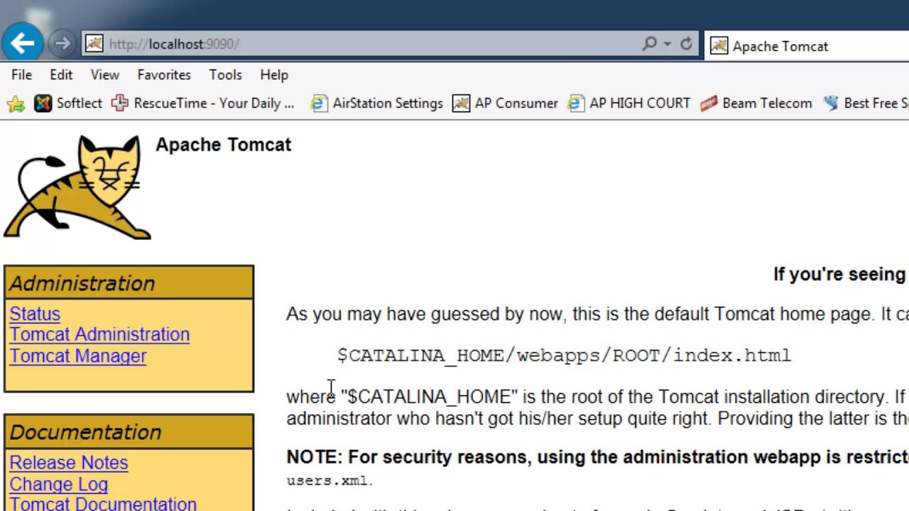 come avviare il server Web Apache Tomcat in Windows