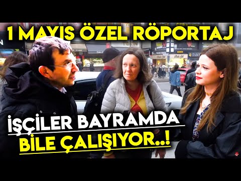 İşçi Bayramı'nda Bile Çalışmaya Devam Eden Emekçiler... | 1 Mayıs Özel Röportaj | Sokak Röportajları