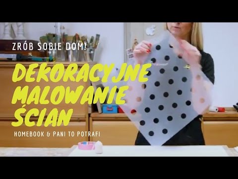 Wideo: Szablony do ścian do malowania: zdjęcie dekoracyjne