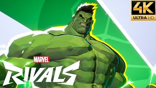 Marvel Rivals Alpha  Hulk Full Game Gameplay (4K 60FPS)