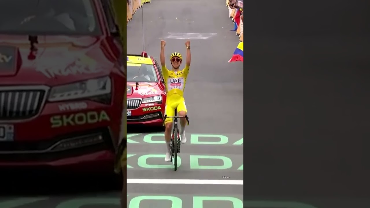 Tadej Pogačar Finishes At The Tour de Frances | Highlights