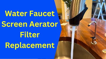 Water Faucet Screen Cache Aerator Replacement