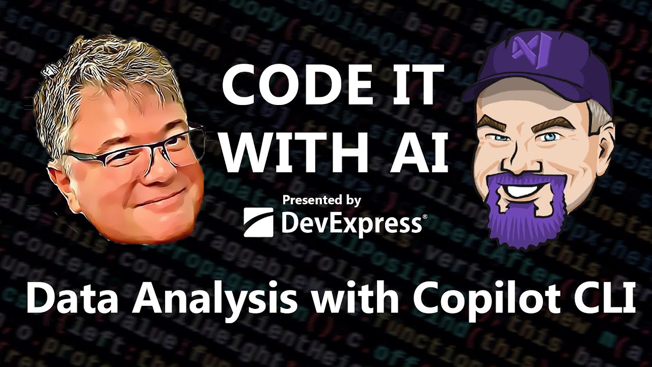 Code It With AI - Data Analysis with Copilot CLI (ep.11) - YouTube