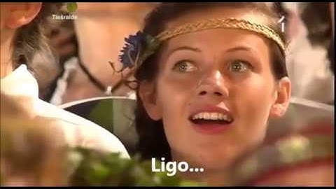 Latvian Song Festival - "Līgo!" (Sway!) ENGLISH translation / subtitles