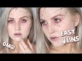 Easy Beginners Vein Tutorial ♡ Zombie Veins Halloween Makeup Tutorial