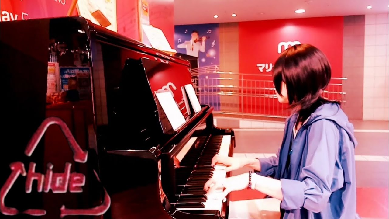 hide with spread beaver ジャケット ジャンパー 赤色 L ストリートピアノ】ROCKET DIVE/hide with Spread Beaver Piano-cover
