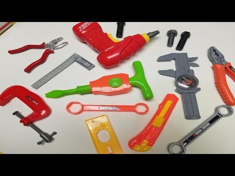 Learn Tools Names With Handyman Toy Pretend Play Set For Kids