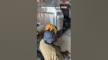 Welding on the 1958 Chevy Apache Truck!