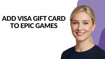 ADD VISA GIFT CARD TO EPIC GAMES - Julia