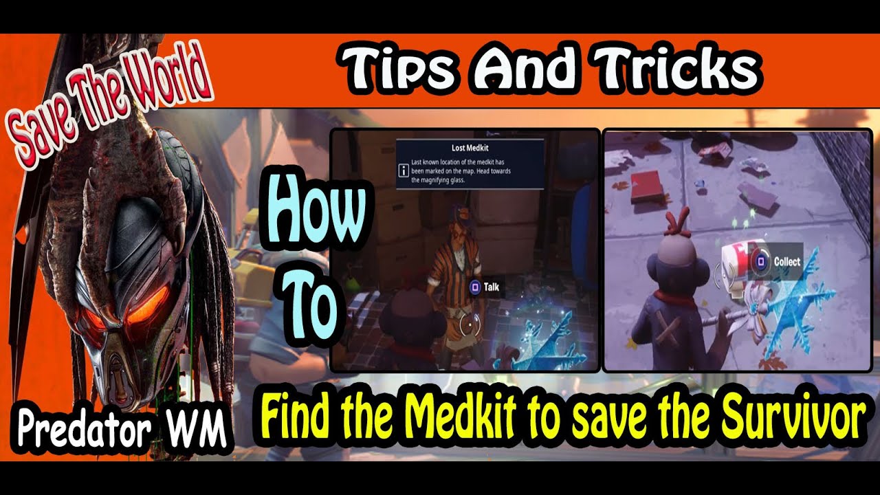 How to rescue a Survivor who needs medkit / Save The World YouTube
