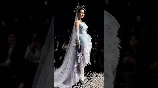 Mermaid Wedding Dress Catwalk Model | Sexy Bridal Gown Runway with GuntherSound Music