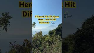 I Slowed My Life Down Here… And It Hit Different 🇬🇹 🌊#shortsviral #guatemala #lakeatitlan