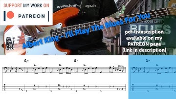 Thumbnail of Albert King - I'll Play The Blues For You (Bass cover with tabs)