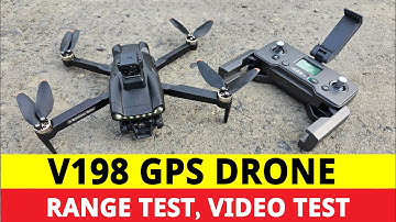 V198 GPS Drone Unboxing, Range Test & Camera Quality Review | Best Budget 4K Drone 2025