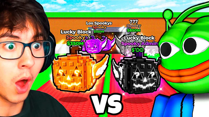 INSANE SPOOKY Lucky Block Race VS CheapPickle Steal a Brainrot...