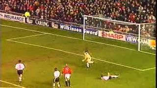 Eric cantona   Manchester united vs sunderland  1996   what a goal !