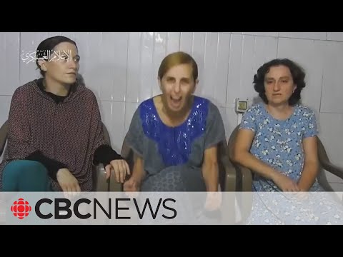 Hamas releases undated video showing 3 female hostages