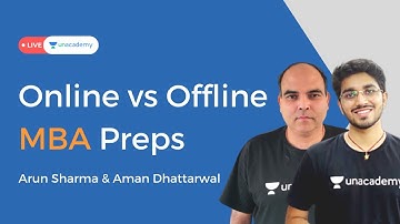 Online vs Offline coaching for MBA Prep | cat 2021 exam Preparation | Arun Sharma & Aman Dhattarwal