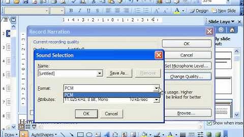 PowerPoint 2003 Tutorial Recording Narrations Microsoft Training Lesson 25.2