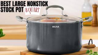 Bezia 8 Quart Nonstick Stock Pot With Lid | Bezia 8 Quart Nonstick Stock Pot With Lid Review
