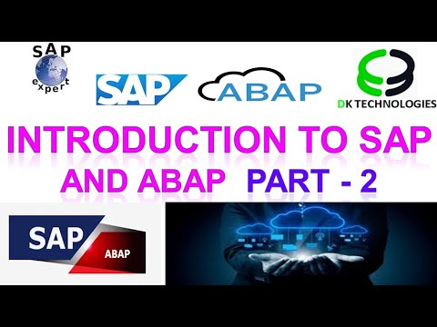 Introduction to SAP ABAP VIDEO -2 | Advance Business Application ...