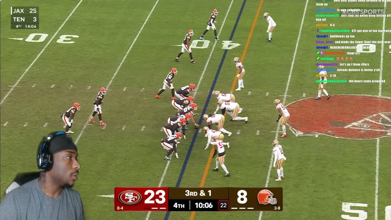 REACTING TO San Francisco 49ers vs. Cleveland Browns Game Highlights
