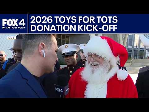 The 2026 Toys for Tots campaign kicks off in the DFW metroplex