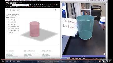 Building a Cylinder in GeoGebra 3D & Testing in Augmented Reality: Part 4