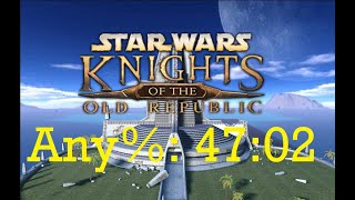 Knights of the Old Republic Any% Speedrun - 47:02 [Former World Record]