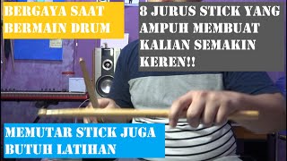 cara memutar stick drum
