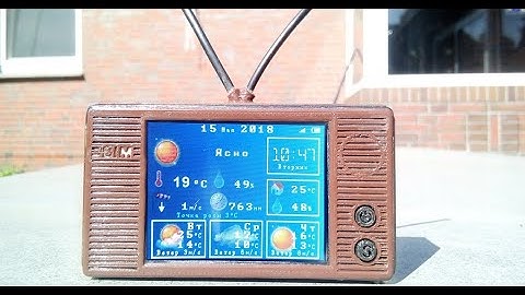 Обзор монитора погоды на ESP8266