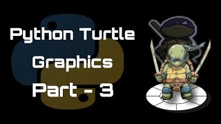 Python Turtle Graphics part - 3 #python #pythoncode #growwithalgrow