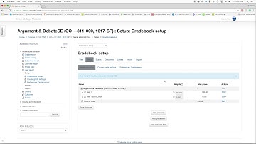 Extra Credit option in Moodle