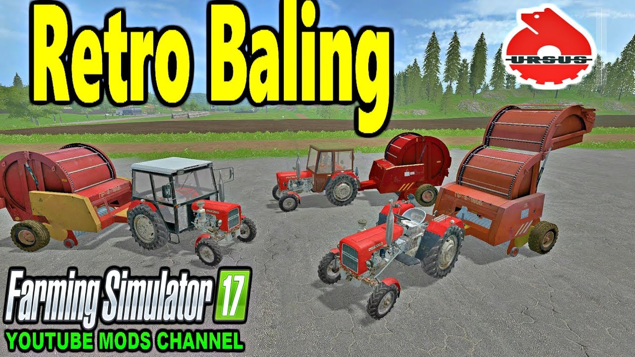 Farming Simulator 2017  Mods Retro Baling Mods