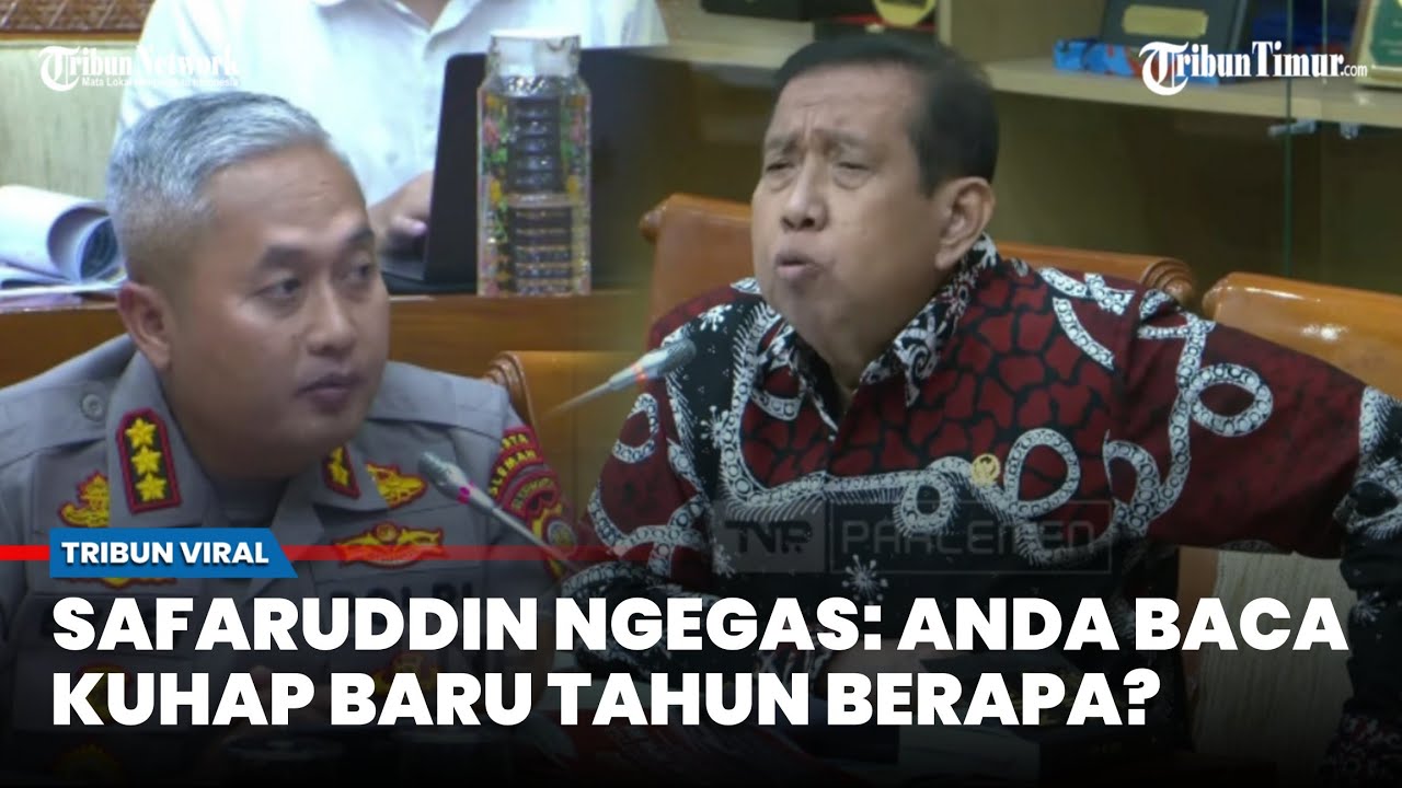 Baru Mulai, Safaruddin Langsung Ngegass Kapolres Sleman Tentang KUHAP Baru hingga Gelagapan